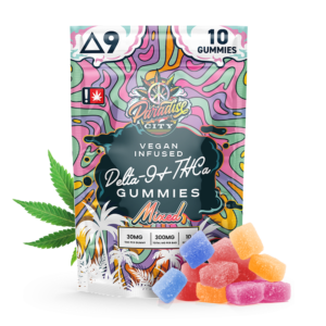 Paradise City_D9 Infused Gummies Bag_300mg-1